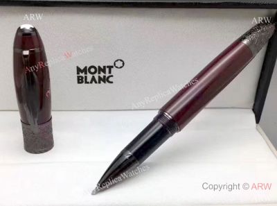 Copy Mont Blanc daniel defoe Rollerball Pen - Red & Black
